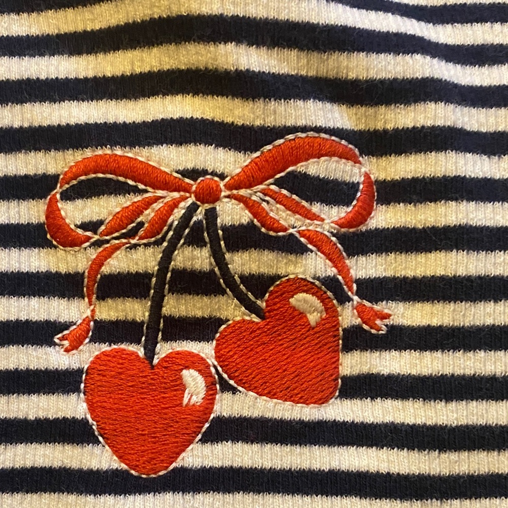 Hollister Blue and White Striped Tube Top - Picture 4 of 5